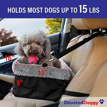 Devoted Doggy Car Seat for Small Dogs: Safe & Cozy