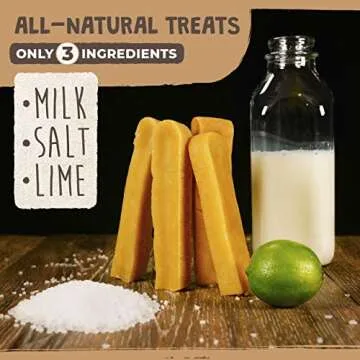 Mighty Paw Yak Cheese Chews for Dogs - All-Natural Long Lasting Pet Treats - Odorless Limited-Ingredient Chews for Puppies & Power-Chewers (Medium, 4 Pack)