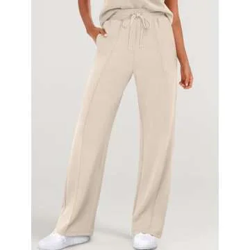 ANRABESS Women's Summer 2 Piece Sleeveless Sweatsuit