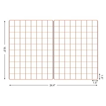 SONGMICS Wall Grid Panel Set for Stylish Organization