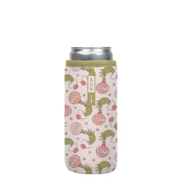 Sok It CanSok Sleeve for Beer & Soda Insulated Neoprene Cover (Jingle Smells, 12oz Slim Can Sleeve)