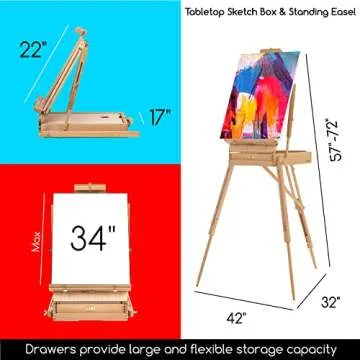 MEEDEN 149PCS Art Supplies with French Easel, All-in-one Painting Set for Artists Beginners