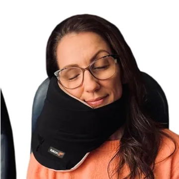 Takon Vacay Travel Neck Pillow - Washable, Easy to Carry, Clip-On Bag Included