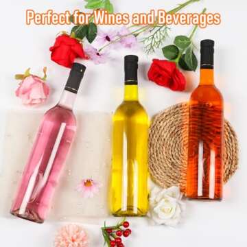 Alotpower Wine Bottles 25fl.oz 8Pack for Home Brewing