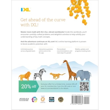 IXL Ultimate 1st Grade Math Workbook for Fun Learning