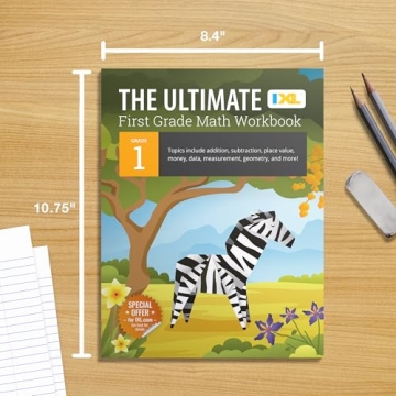 IXL Ultimate 1st Grade Math Workbook for Fun Learning