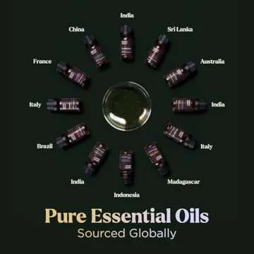 Essential Oils Set - 12 Pcs Premium Quality Aromatherapy