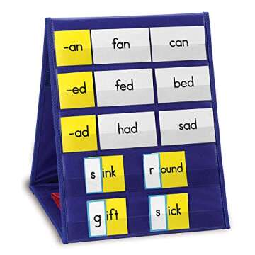 Learning Resources LER2523 Learning Resources Tabletop Pocket Chart Card Set, 80 Cards, Grades 1-3, ...