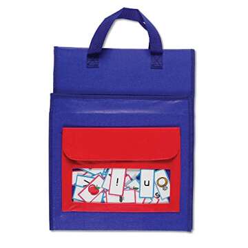 Learning Resources LER2523 Learning Resources Tabletop Pocket Chart Card Set, 80 Cards, Grades 1-3, Brown/a, 0.9 inches tall