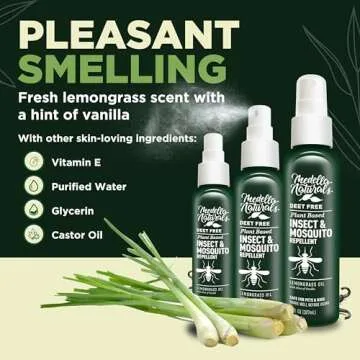 Medella DEET-free Bug Spray Travel Pack - Safe for Kids & Pets