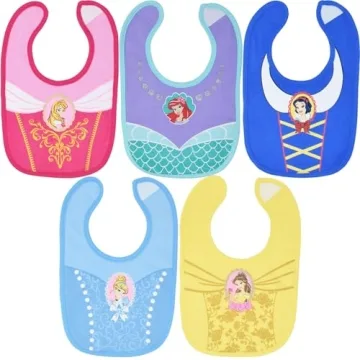Disney Princess Baby Bibs Stylish Gift Idea for Infants