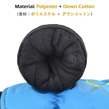 TRIWONDER Ski Snow Gloves for Kids Boys Girls Waterproof Winter Warm Mittens Thermal Snowboard Gloves (XS, Blue)