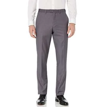 Adam Baker Slim Fit Peak Lapel Tuxedo Suit Set - Heather Grey