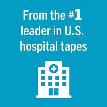 Nexcare Absolute Waterproof Tape, Flexible Foam Medical Tape, Secures Dressing and Keeps Wounds Dry - 1 In x 5 Yds, 1 Roll of Tape