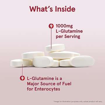 Jarrow Formulas L-Glutamine 1000 mg, Dietary Supplement for Muscle Tissue, Multifunctional Amino Acid, Immune Support , 100 Easy-Solv Tablets, 50-100 Day Supply