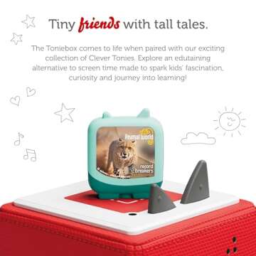 Tonies Animal World: Record Breakers Clever Set - 4 Pack