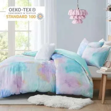 Cassiopeia Watercolor Tie Dye Duvet Cover Set for Kids