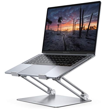 Lamicall Adjustable Laptop Stand, Portable Laptop Riser, Aluminum Laptop Stand for Desk Foldable, Er...