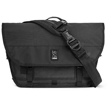 Chrome Industries Buran III Messenger Bag - 15" Laptop Sling Bag, Seat Belt Buckle, Water Resistant,...