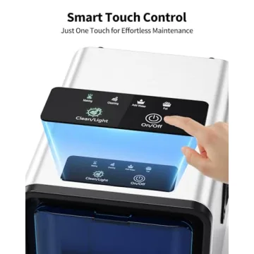 SenCre Nugget Ice Maker Countertop - 42lbs/Day, Auto Water Refill, Stainless Steel