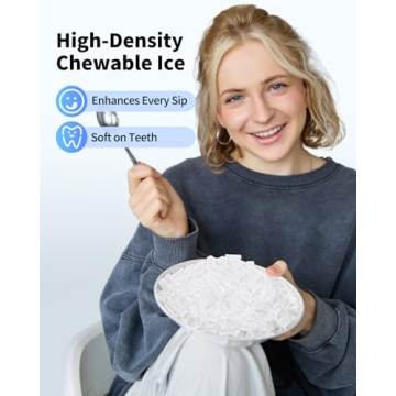 SenCre Nugget Ice Maker with Auto Water Refill