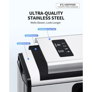 SenCre Nugget Ice Maker with Auto Water Refill