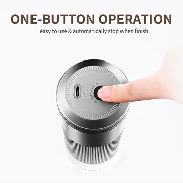 Portable Electric Coffee Grinder with Conical Burr