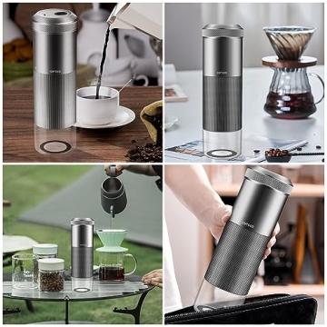 Portable Electric Coffee Grinder with Conical Burr