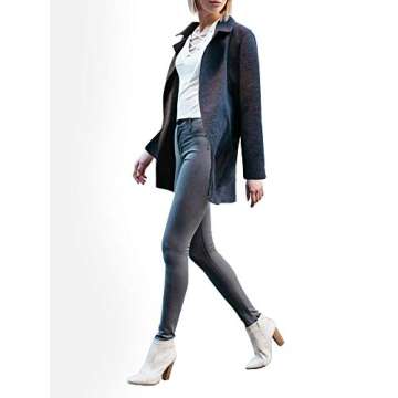 James Jeans Women's Mid Rise Skinny Wonder Lift Jean Leggings in Super Stretch Grey Size 27