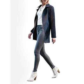 James Jeans Women's Mid Rise Skinny Wonder Lift Jean Leggings in Super Stretch Grey Size 27