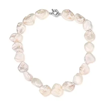 Boho Pearl Choker Necklace - Elegant Statement Jewelry with Freshwater Pearls