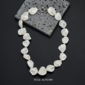 Boho Pearl Choker Necklace Freshwater Pearls Jewelry Gift