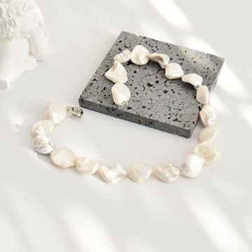 Boho Pearl Choker Necklace Freshwater Pearls Jewelry Gift