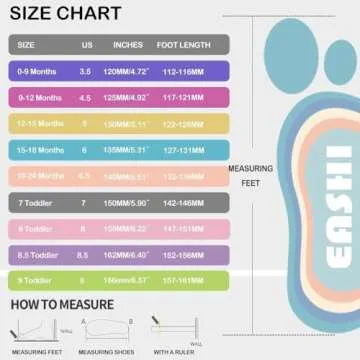 Baby Boy Girl Non-Skid Indoor Infant Walking Shoes with Memory Sole