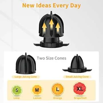 Healnitor Electric Citrus Juicer - Stylish & Efficient