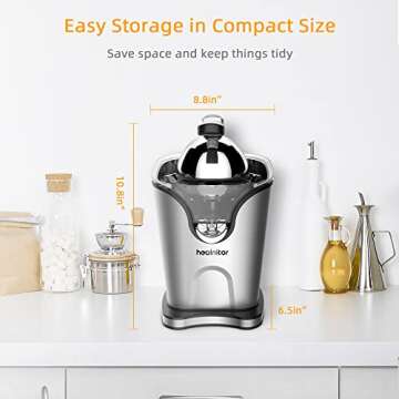 Healnitor Electric Citrus Juicer - Stylish & Efficient