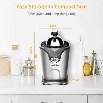 Healnitor Electric Citrus Juicer - Stylish & Efficient