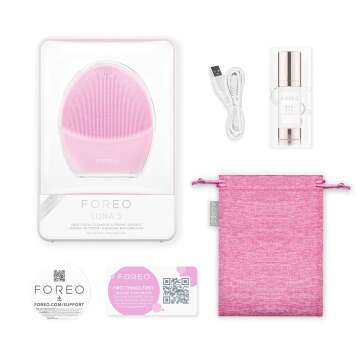 FOREO LUNA 3 Facial Brush & Massager - Waterproof & Effective