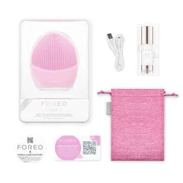 FOREO LUNA 3 Facial Brush & Massager - Waterproof & Effective