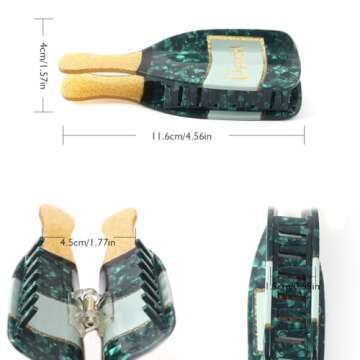 Novelty Champagne Claw Clips,Personalized Liquor Wine Bottle Shape Hair Clips,Beer Bottle Shape Hair...