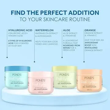 POND'S Hyaluronic Acid & Vitamin E Gel Face Moisturizer