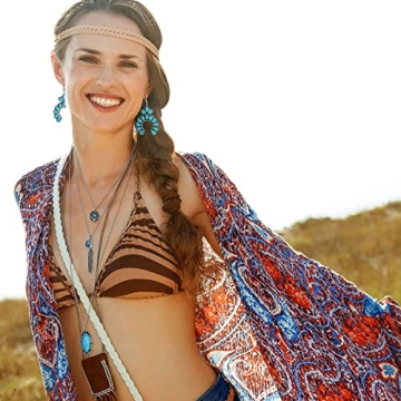 Jstyle Bohemian Turquoise Jewelry Set for Women