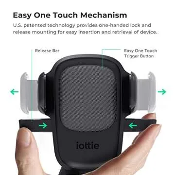 iOttie Easy One Touch 6 Car Mount - Versatile Smartphone Holder for Safe Driving