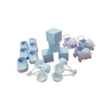 Unique Blue Boy Baby Shower Cake Toppers and Decorations