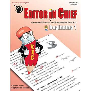 Editor in Chief® Beginning 1 - A Comprehensive Grammar Workbook for Young Writers