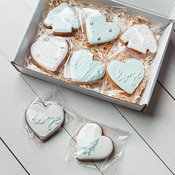 Morepack Self-Sealing Cellophane Bags for Gifts 200 Pack