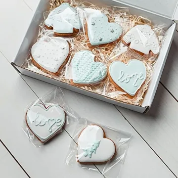 Morepack Self-Sealing Cellophane Bags for Gifts 200 Pack