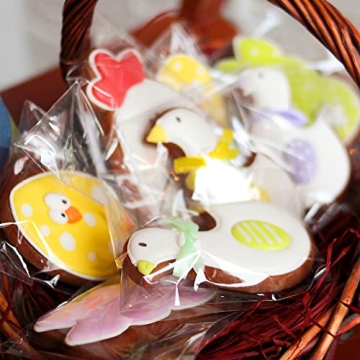 Morepack Self-Sealing Cellophane Bags for Gifts 200 Pack