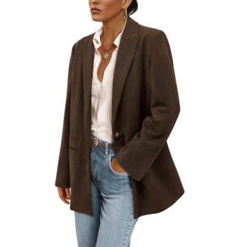 PRETTYGARDEN Women's Stylish Corduroy Blazer for Winter - Fashion & Comfort