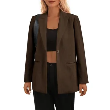 PRETTYGARDEN Women’s Winter Corduroy Blazer Fashion Outerwear